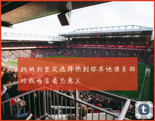托纳利坚定选择热刺称其他俱乐部对我而言毫无意义